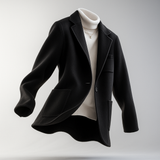 Johanna | Women's Wool Blend Blazer with Tailored Relaxed Silhouette