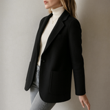 Johanna | Women's Wool Blend Blazer with Tailored Relaxed Silhouette