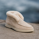 Lila | Women's Boots with Shearling Lining and Moc-Toe