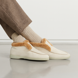 Lila | Women's Boots with Shearling Lining and Moc-Toe