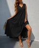 Genevieve | Women's Dress with V-Neck and Tiered Skirt