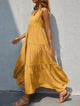 Genevieve | Women's Dress with V-Neck and Tiered Skirt