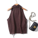 Valienne | Women's Vest with Wrap Front and Tie