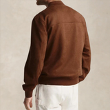 Spencer | Men's Suede Zip Jacket with Minimalist Design