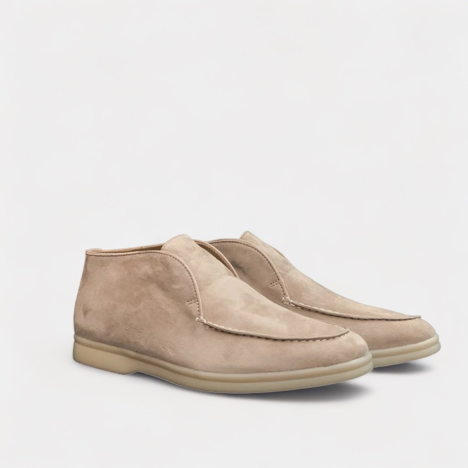 Beaumont | Men's Suede Loafers with Leather and Rubber