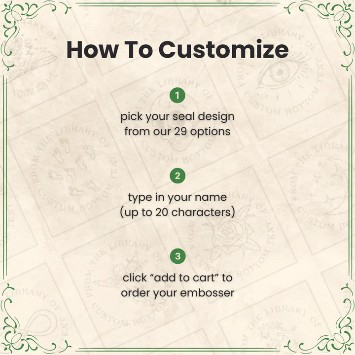 Sealoria – Custom Embossing Stamp