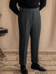 Logan | Men Wool Trousers with Extended Tab Pleats