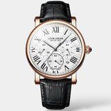 Adrian | Men's Chronograph Quartz Leather Strap Watch