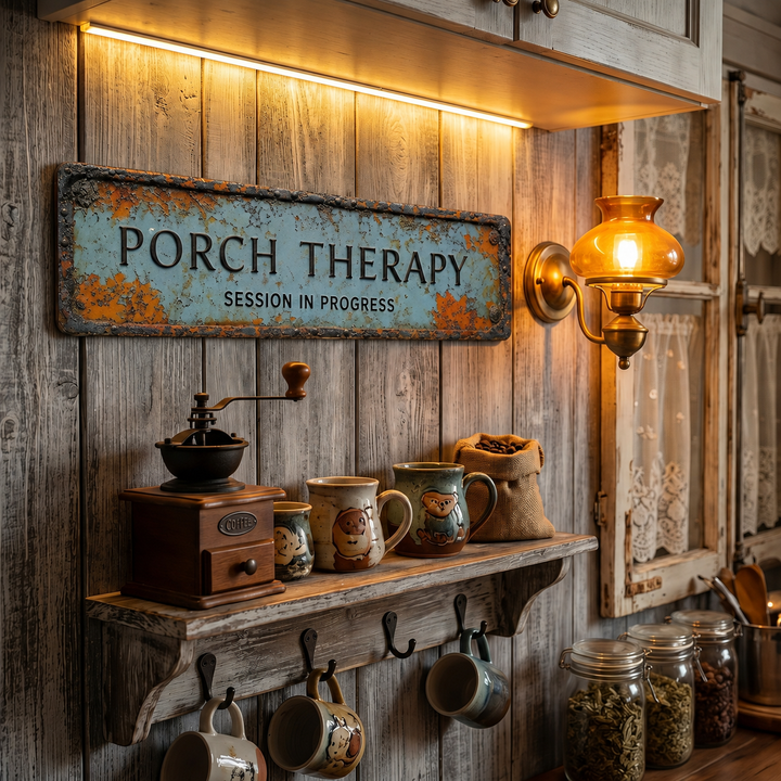 Porchly – Vintage Farmhouse Porch Therapy Plaque