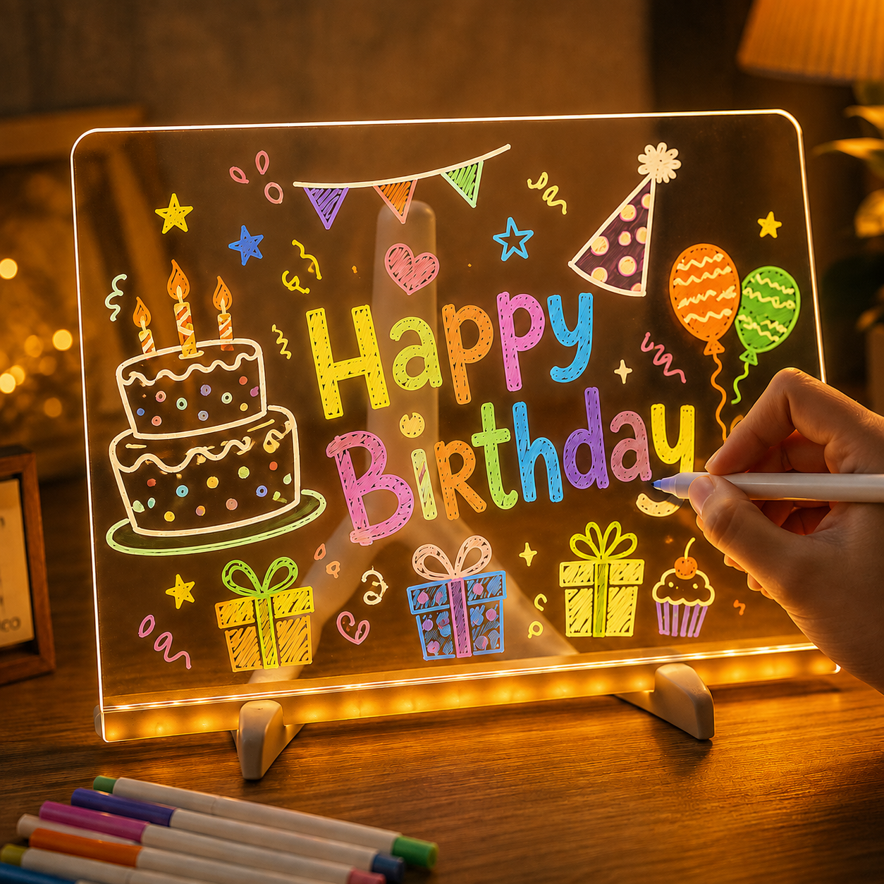 Lumidoodle – LED Light-Up Acrylic Drawing Board