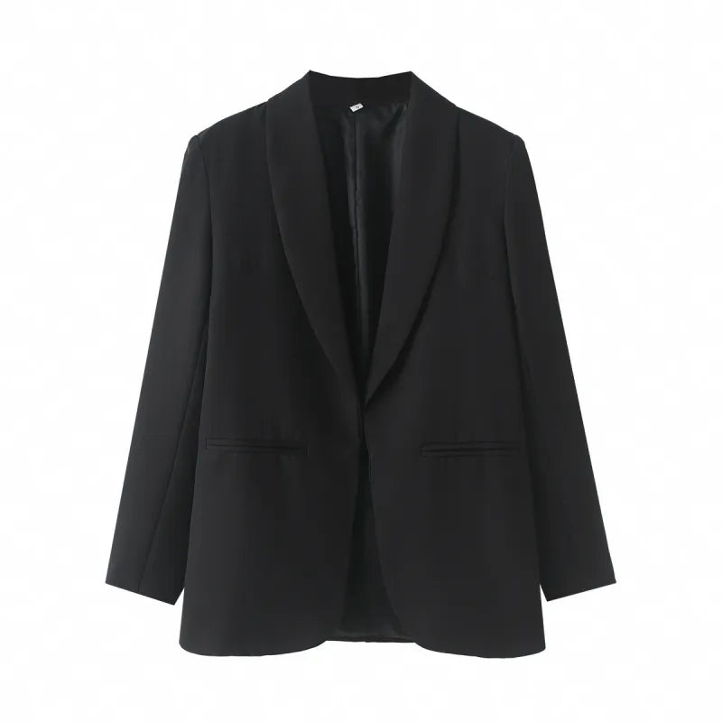 Livia | Women's Blazer with Shawl Collar and Pockets