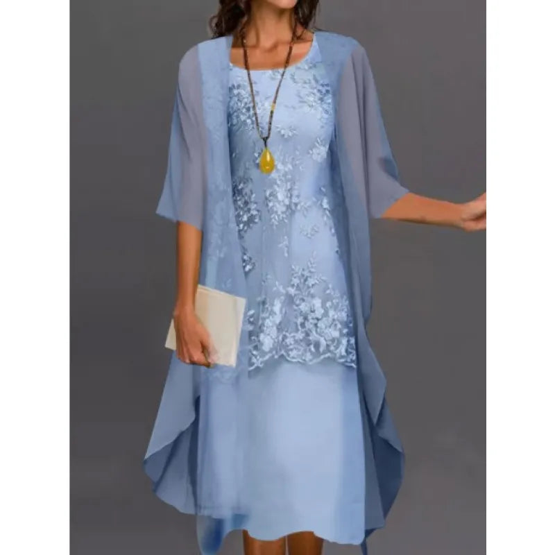 Brielle | Women's Maxi Dress with Floral Panels