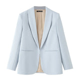 Livia | Women's Blazer with Shawl Collar and Pockets