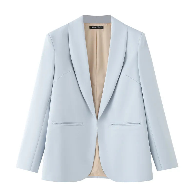 Livia | Women's Blazer with Shawl Collar and Pockets