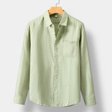 Percival | Men's Linen Long Sleeve Shirt with Relaxed Fit