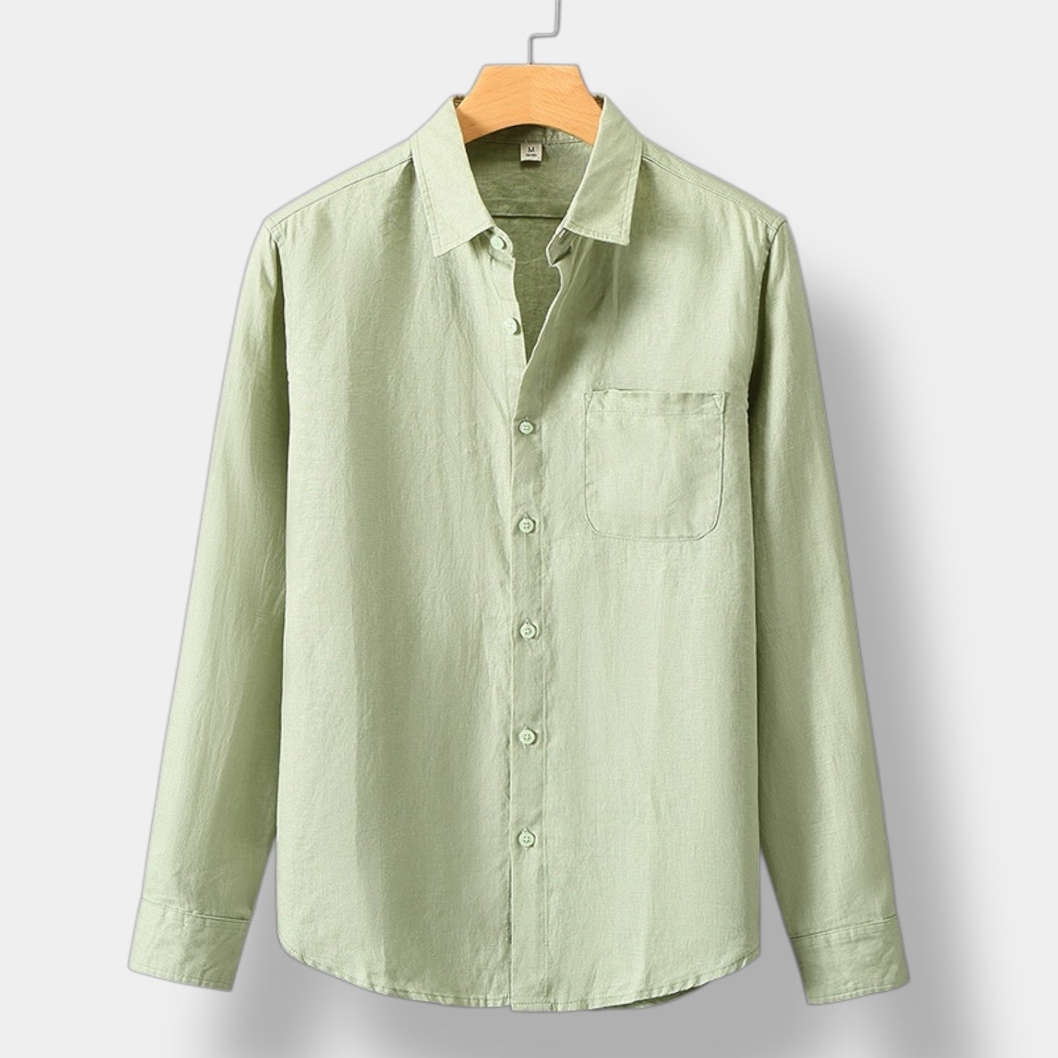 Percival | Men's Linen Long Sleeve Shirt with Relaxed Fit