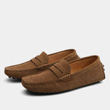 Edward | Men's Loafers with Suede and Rubber
