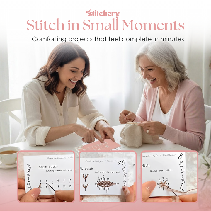 Stitchery – Mini Embroidery Sewing Book for Creative Projects