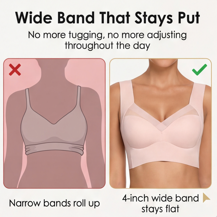 Veluna - Women's full coverage wireless bra