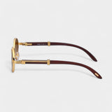 Elliot | Men's Round Sunglasses with UV380 Metal Bridge
