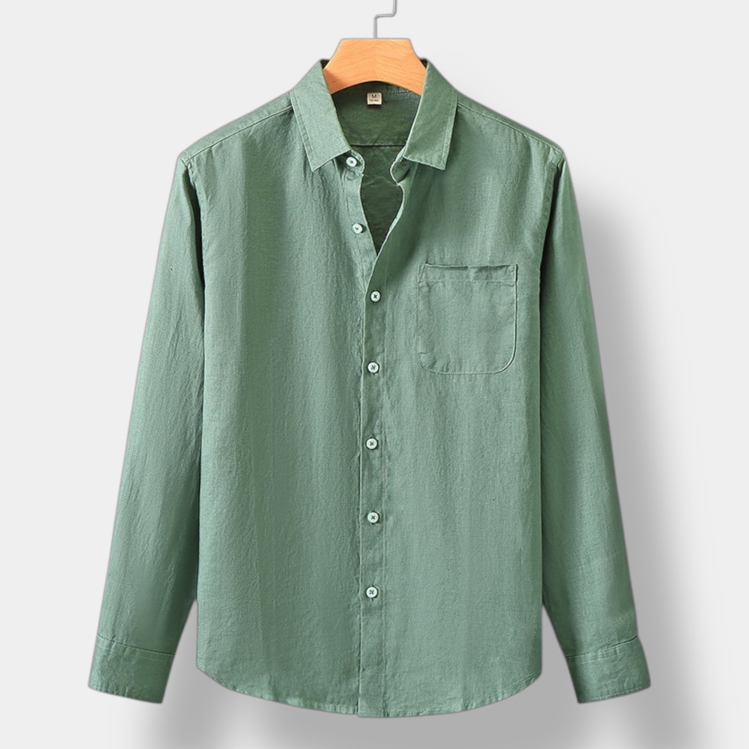 Percival | Men's Linen Long Sleeve Shirt with Relaxed Fit