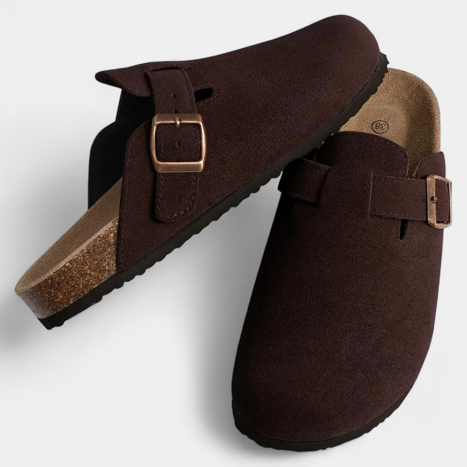 Charles | Men's Clogs with SuedeUpper and RubberSole