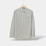 Kendrick | Men's Striped Long Sleeve Shirt with Relaxed Fit