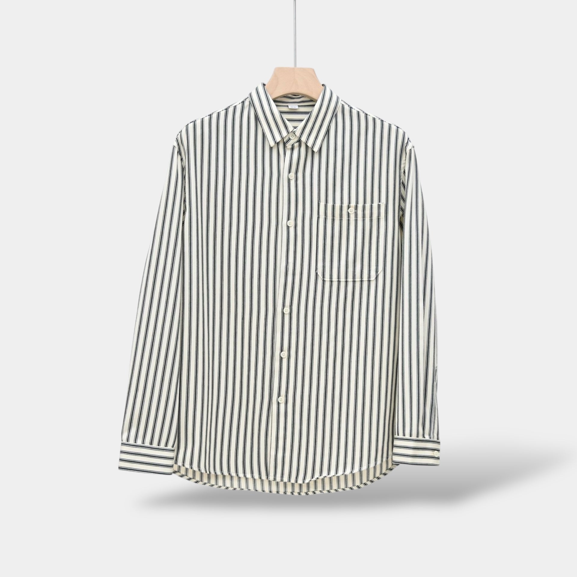 Kendrick | Men's Striped Long Sleeve Shirt with Relaxed Fit