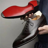 Wesley | Men's Oxford Shoes with Brogue Leather
