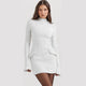Elara | Women’s Mini Dress with Mock Neck and Long Sleeves