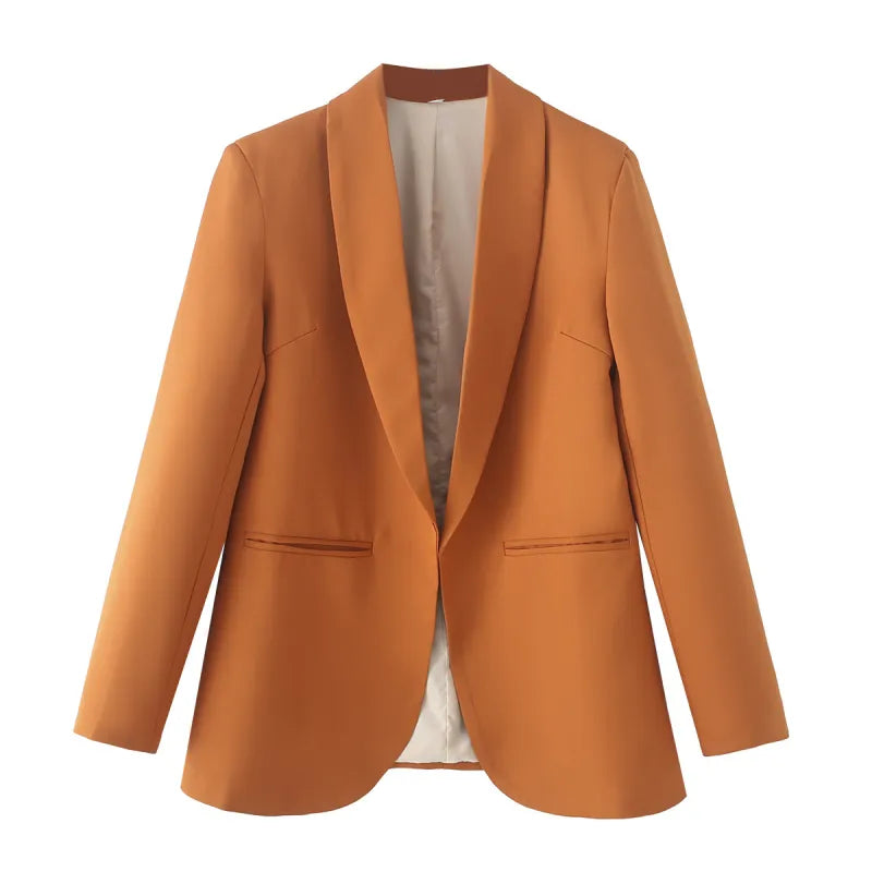 Livia | Women's Blazer with Shawl Collar and Pockets