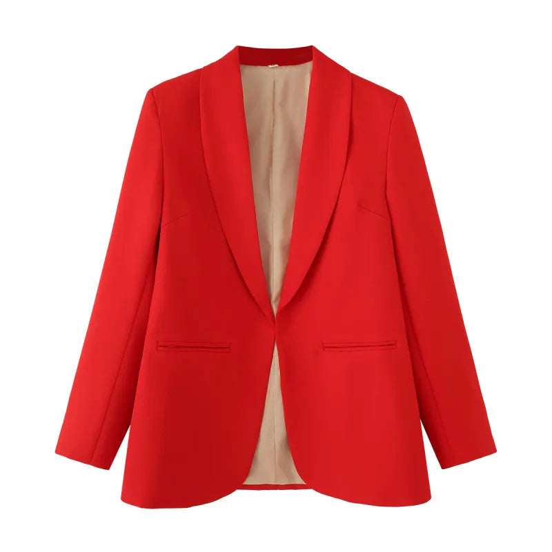 Livia | Women's Blazer with Shawl Collar and Pockets