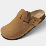Charles | Men's Clogs with SuedeUpper and RubberSole