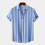 Parker | Men's Striped Summer Shirt with Classic Fit