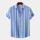 Parker | Men's Striped Summer Shirt with Classic Fit