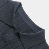 Orson | Men's Knitted Polo Shirt with Long Sleeves