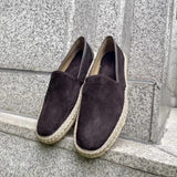 Sebastian | Men's Loafers with Suede Upper and Rubber Sole