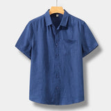 Lucius | Men's Linen Short Sleeve Shirt with Relaxed Fit