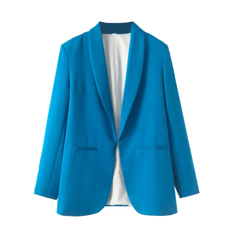 Livia | Women's Blazer with Shawl Collar and Pockets