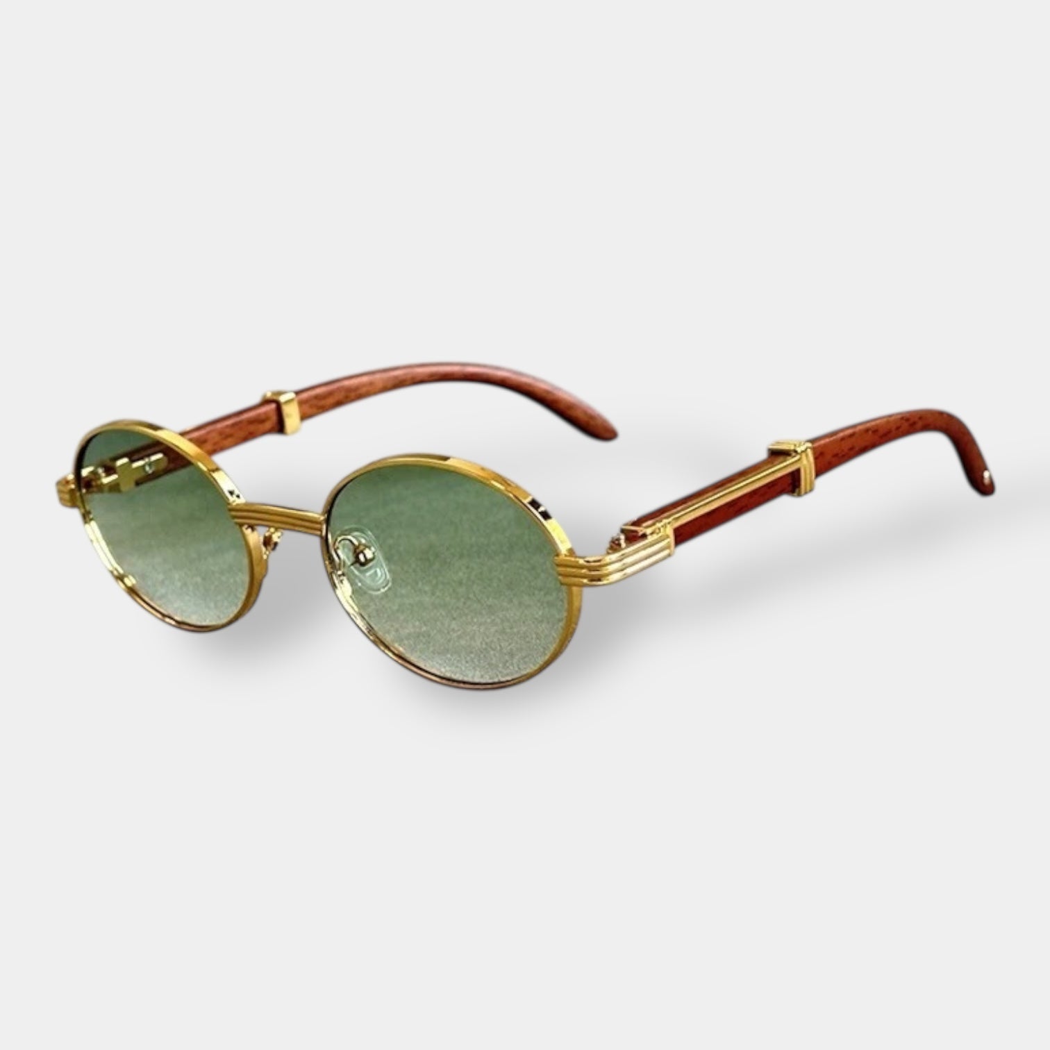 Elliot | Men's Round Sunglasses with UV380 Metal Bridge