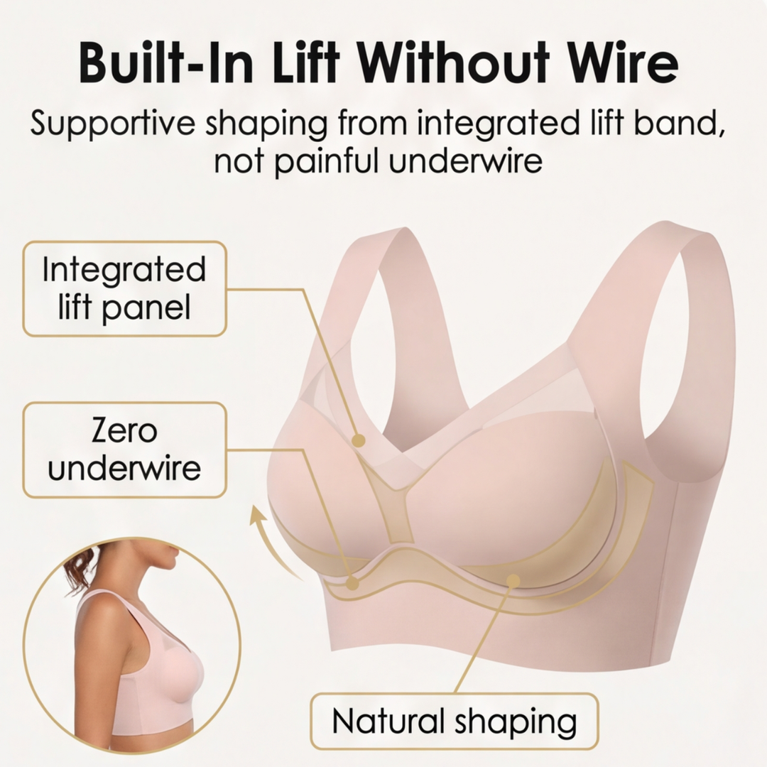Veluna - Women's full coverage wireless bra