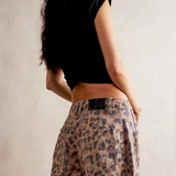Arabella | Women's Mid Waist Wide Leg Jeans with Ankle Length