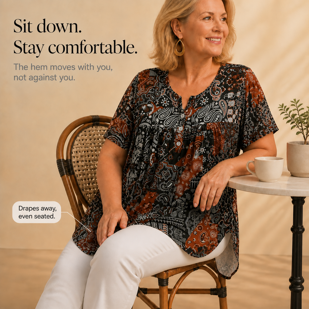 Wearbella – The V-Neck Top That Skims, Never Gapes