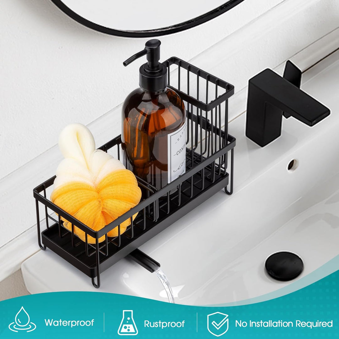 TidyDock - Compact Self-Draining Sink Organizer