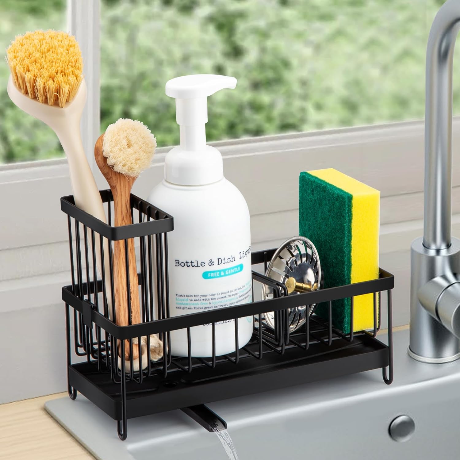 TidyDock - Compact Self-Draining Sink Organizer