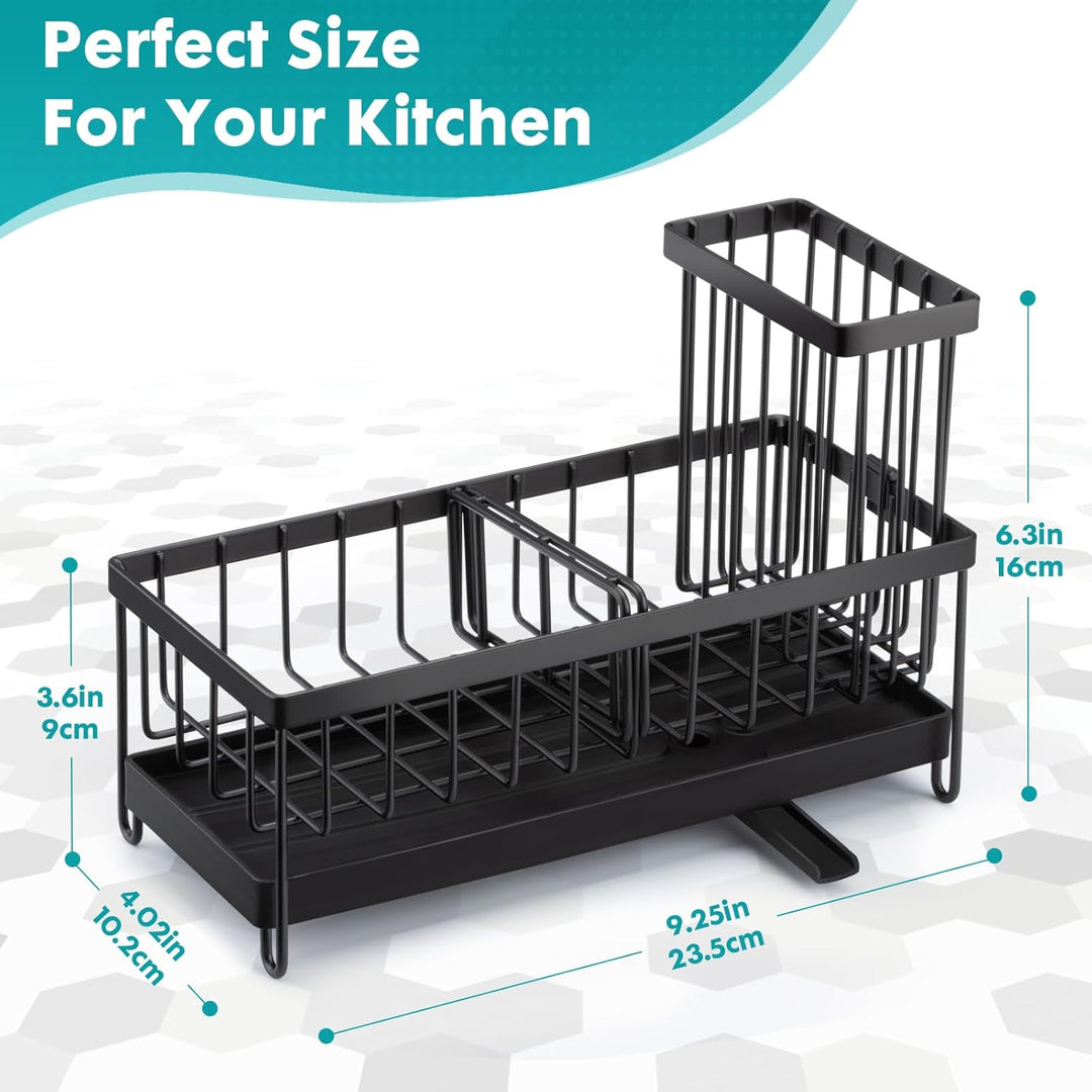 TidyDock - Compact Self-Draining Sink Organizer