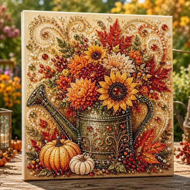 Natalia | Wall Art with Floral Beadwork