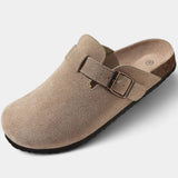 Charles | Men's Clogs with SuedeUpper and RubberSole