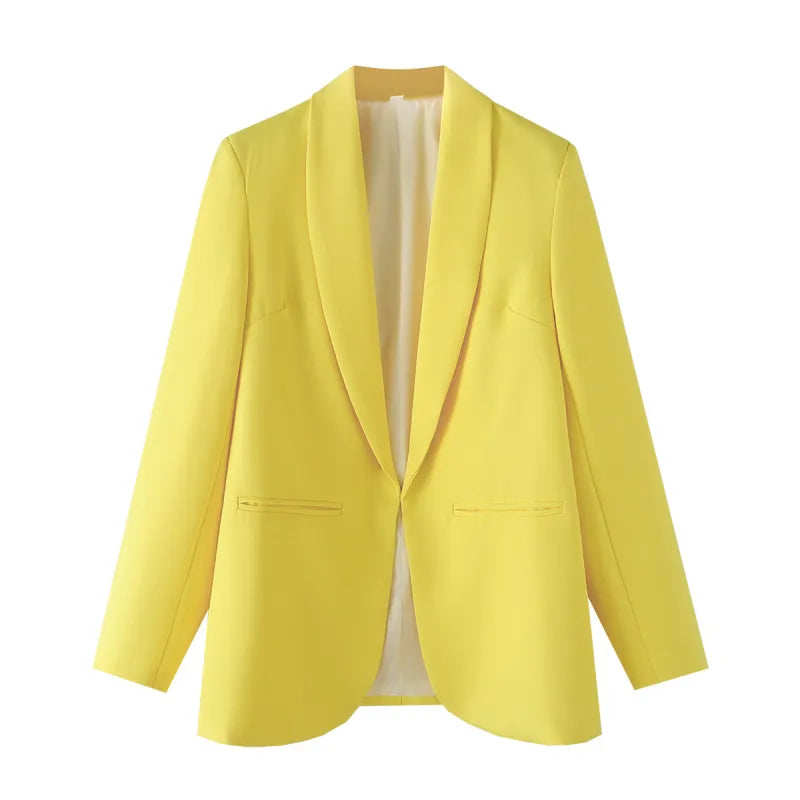 Livia | Women's Blazer with Shawl Collar and Pockets