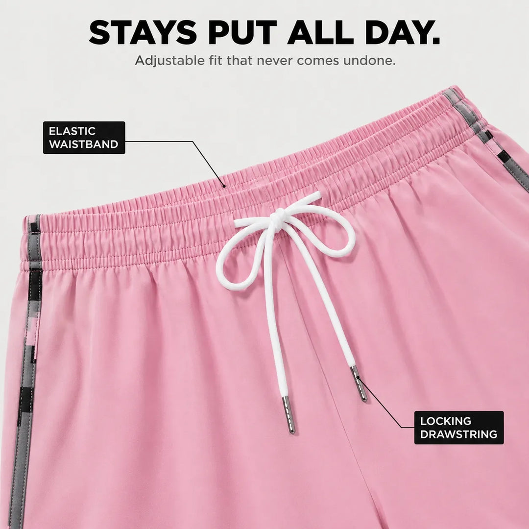 Movelyn – Women's 2 in 1 Running Shorts with Built in Compression Liner and Phone Pocket